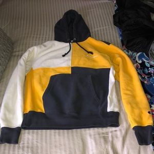 Champion | Yellow | Color block Hoodie